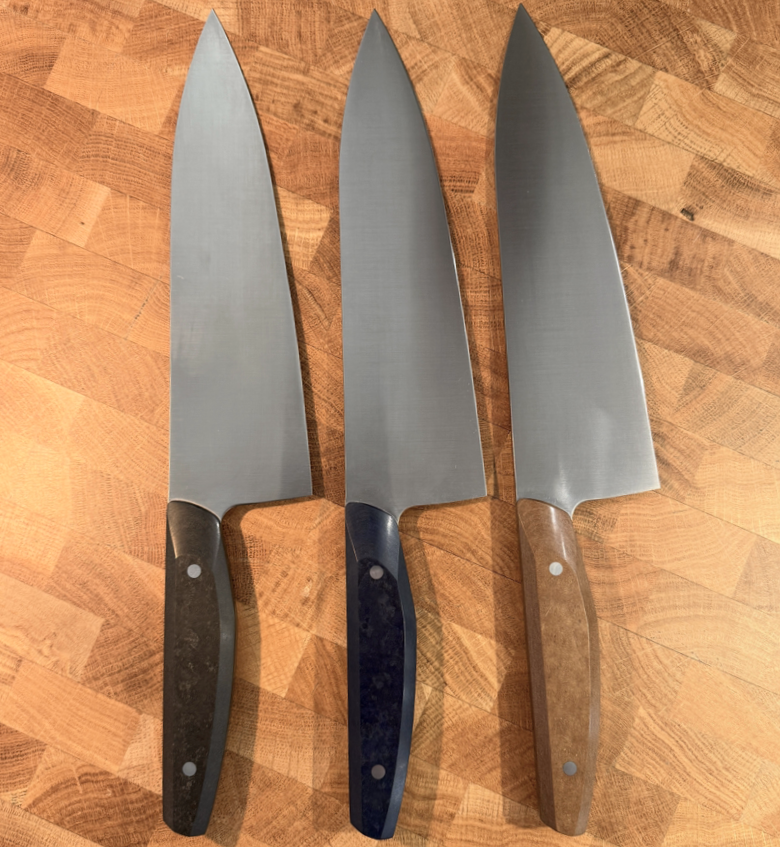 Lake Series Superior chef knife, AEBL blade, Richlite handle
